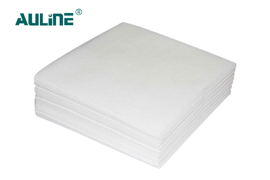 Are there any environmental considerations or sustainability factors associated with the production and disposal of starched spunlace nonwoven?